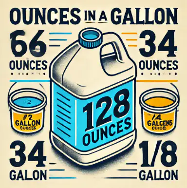 Ounces in a Gallon